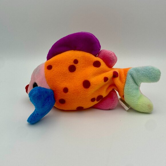 Ty Beanie Baby - Lips the Fish 8 Inch Stuffed Plush - Picture 4 of 14